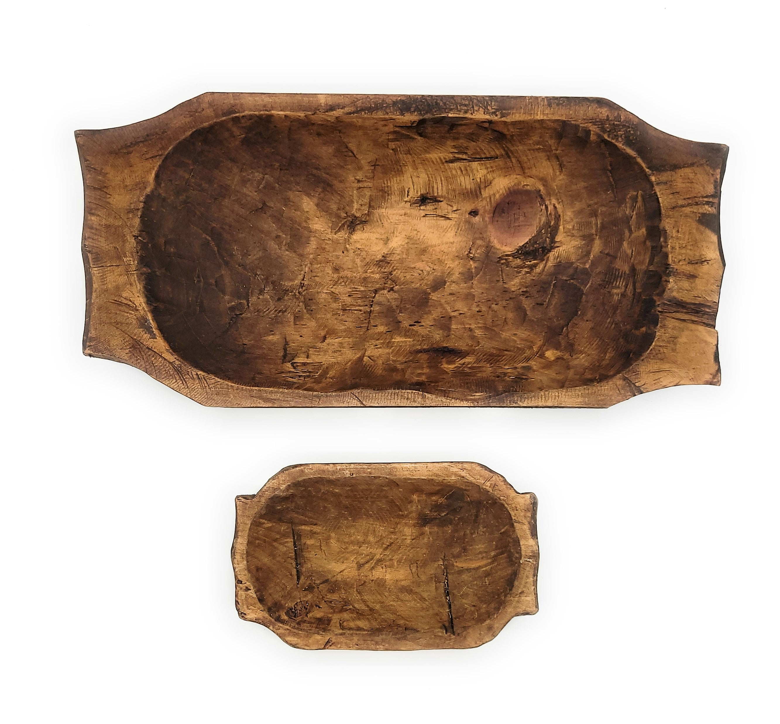 Bundle Deal-Rustic Big Horn + Itty Bitty Big Horn Bowl Bundle - Set of 2 - Ranch Junkie Mercantile LLC