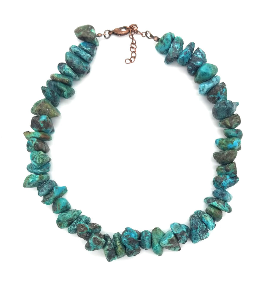 Bundle Deal-Cheyenne Southwestern Weekender Bag + Turquoise Chunk Necklace Bundle - Ranch Junkie Mercantile LLC