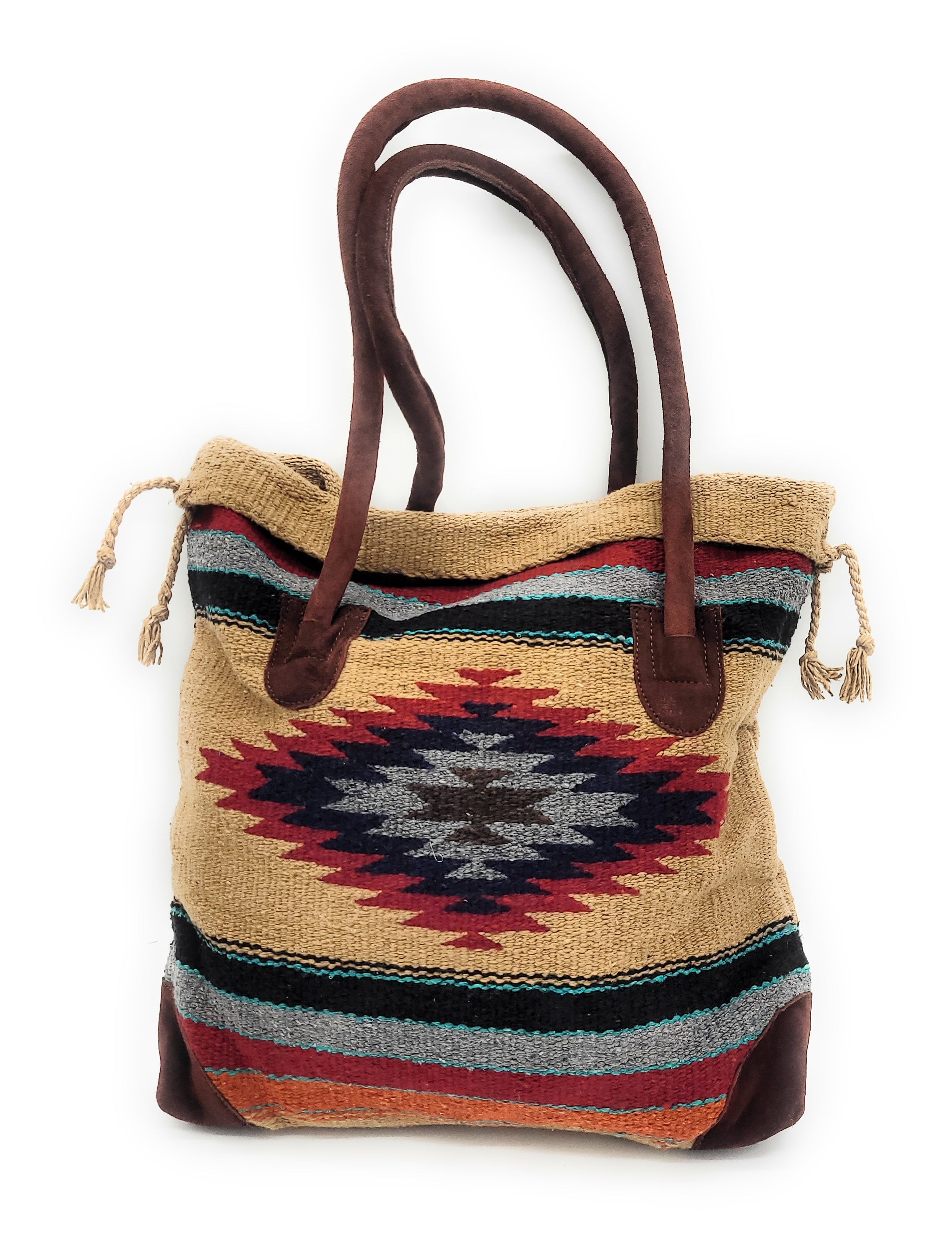 Southwestern Large Boho Tote- The Alpine Go West Tote Purse - Ranch Junkie Mercantile LLC