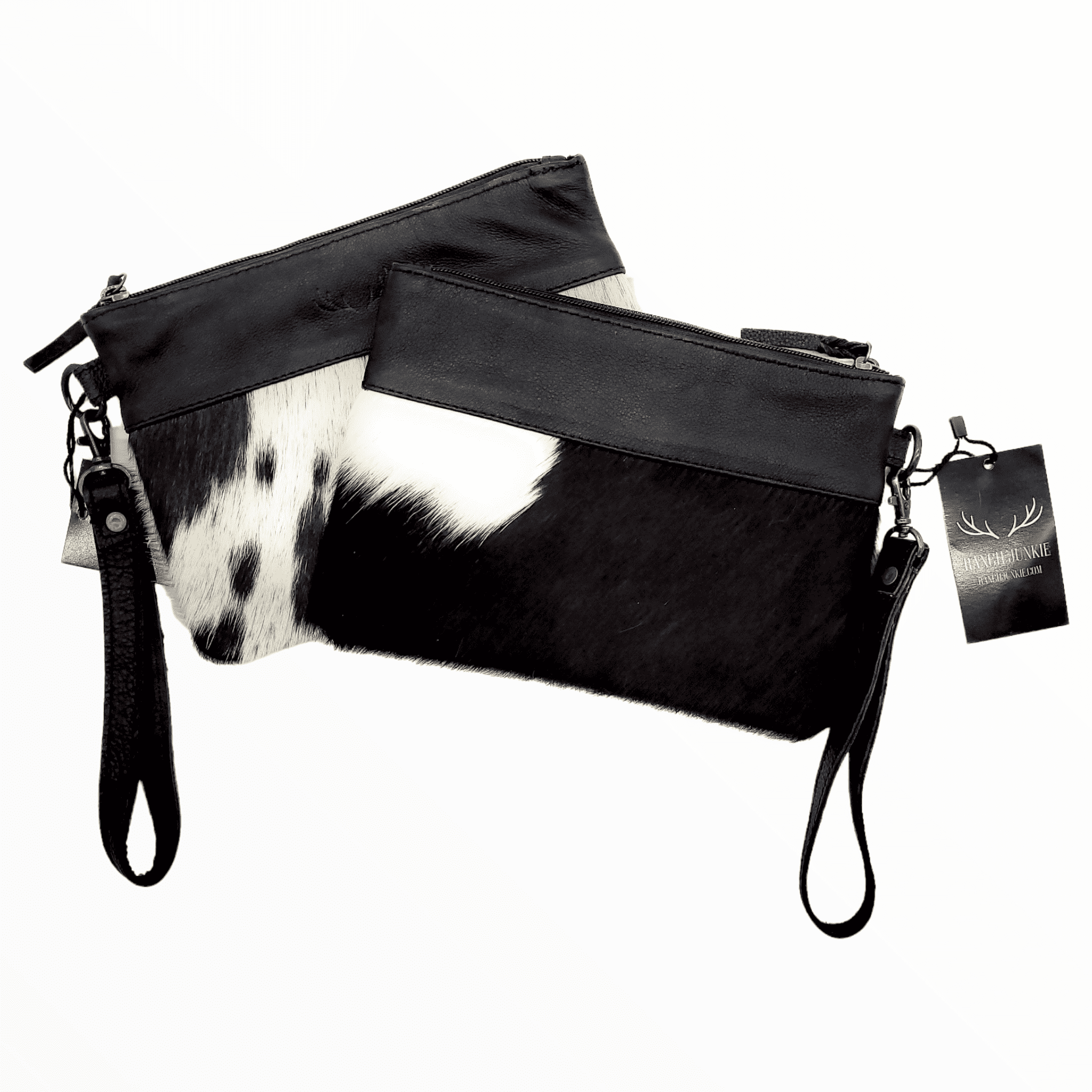 Genuine Cowhide Wristlet Highlands Clutch Bag - Ranch Junkie Mercantile LLC