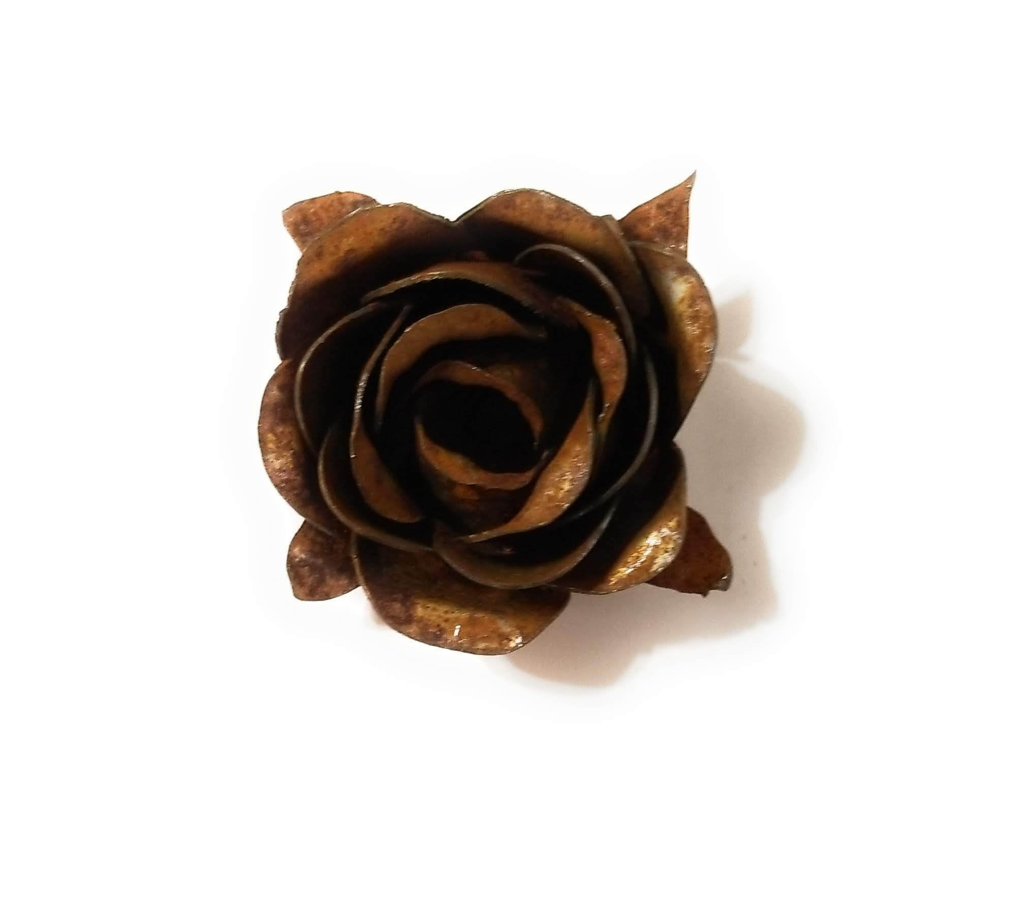 Rusty Metal Rose- Accent Decor - Ranch Junkie Mercantile LLC