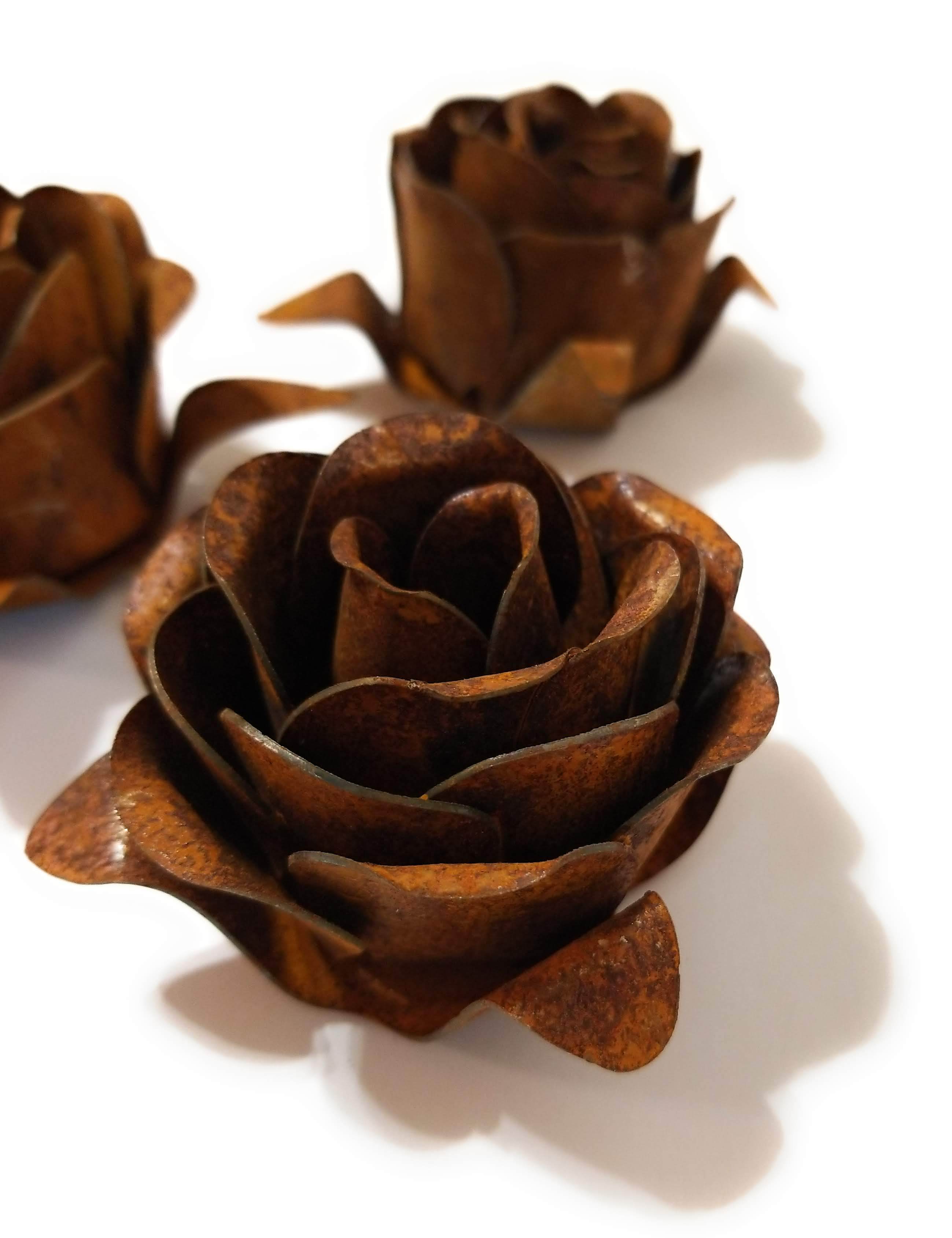 Rusty Metal Rose- Accent Decor - Ranch Junkie Mercantile LLC