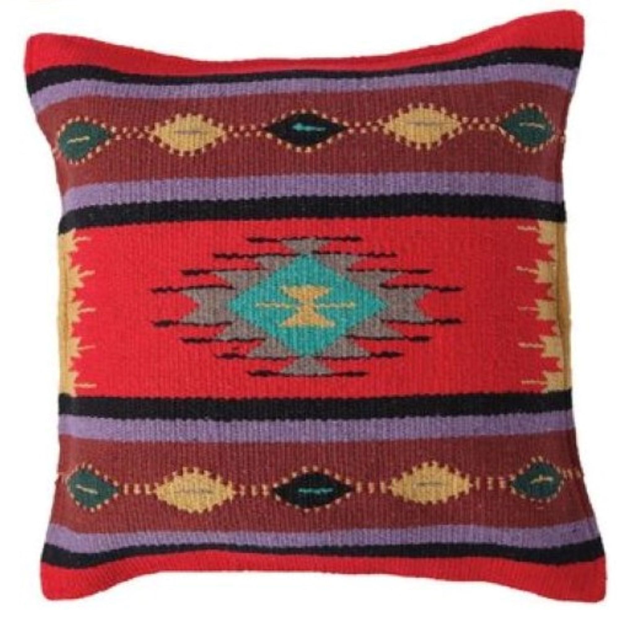 Southwestern Aztec Pillow Covers- Assorted Colors- 18 X 18 Throw Pillow - Ranch Junkie Mercantile LLC