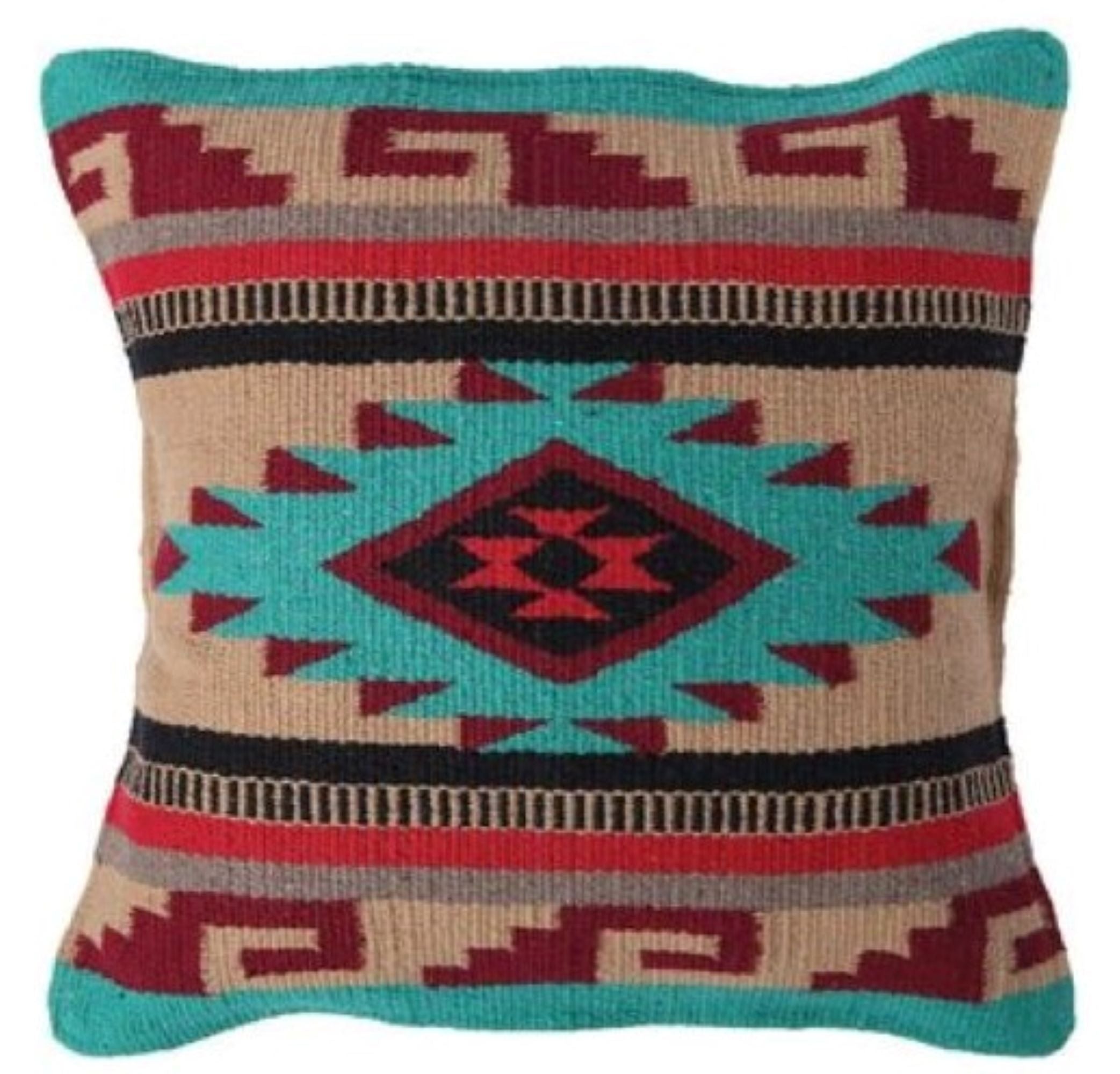Southwestern Aztec Pillow Covers- Assorted Colors- 18 X 18 Throw Pillow - Ranch Junkie Mercantile LLC