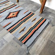 20" X 40"  The Guadalupe Southwestern Grey Rug - Ranch Junkie Mercantile LLC
