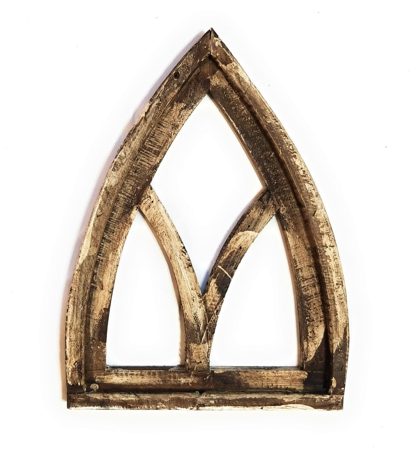 Mini Cathedral Wood Window - The Mini Cathedral- 2 Colors - Buy 1 or A Set of 2 Available - Ranch Junkie Mercantile LLC
