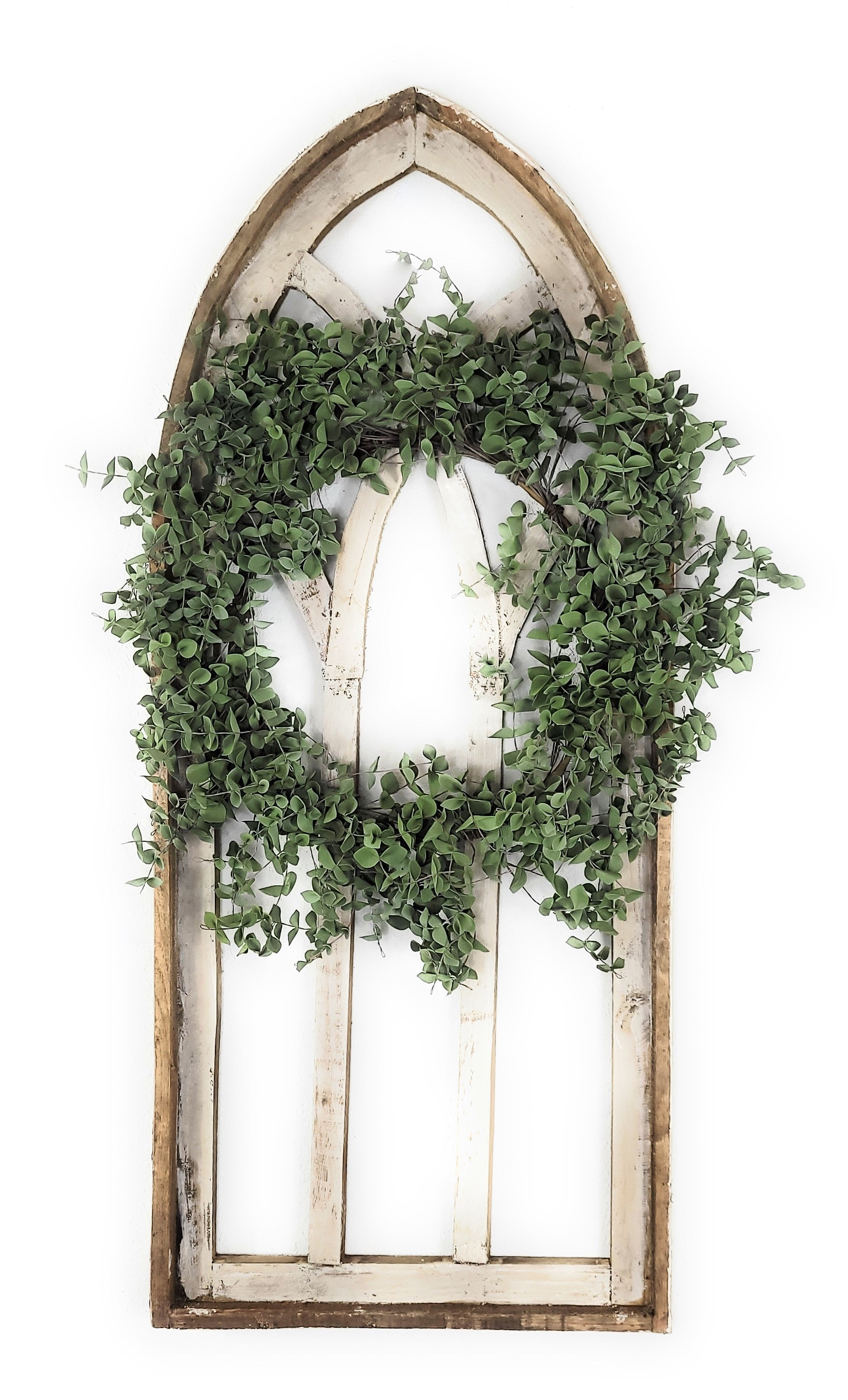 25" Eva Eucalyptus Leaf Wreath- Faux Wreath - Ranch Junkie Mercantile LLC