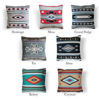 20 X 20 Handwoven Wool Southwestern Pillows - Western Pillow Covers