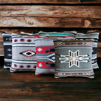 20 X 20 Handwoven Wool Southwestern Pillows - Western Pillow Covers