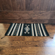 20" X 40" Handwoven Wool Southwestern Rug The Alma Accent Rug