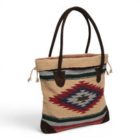 Southwestern Large Boho Tote- The Alpine Go West Tote Purse - Ranch Junkie LLC 