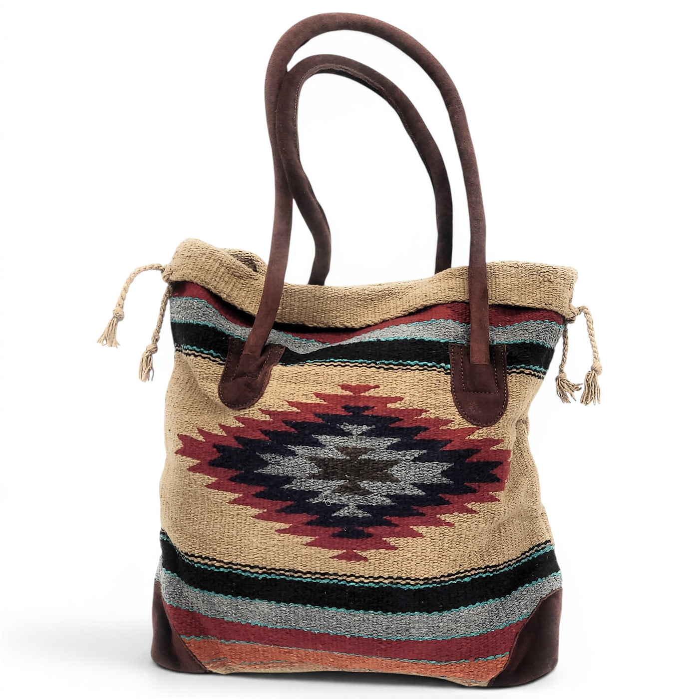 Southwestern Large Boho Tote- The Alpine Go West Tote Purse - Ranch Junkie LLC 