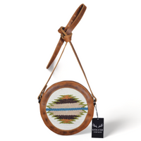 Bundle Deal Aspen Boho Aztec Saddle Blanket Large Weekender Southwestern Duffel Bag + Aspen Canteen Crossbody - Ranch Junkie Mercantile LLC 
