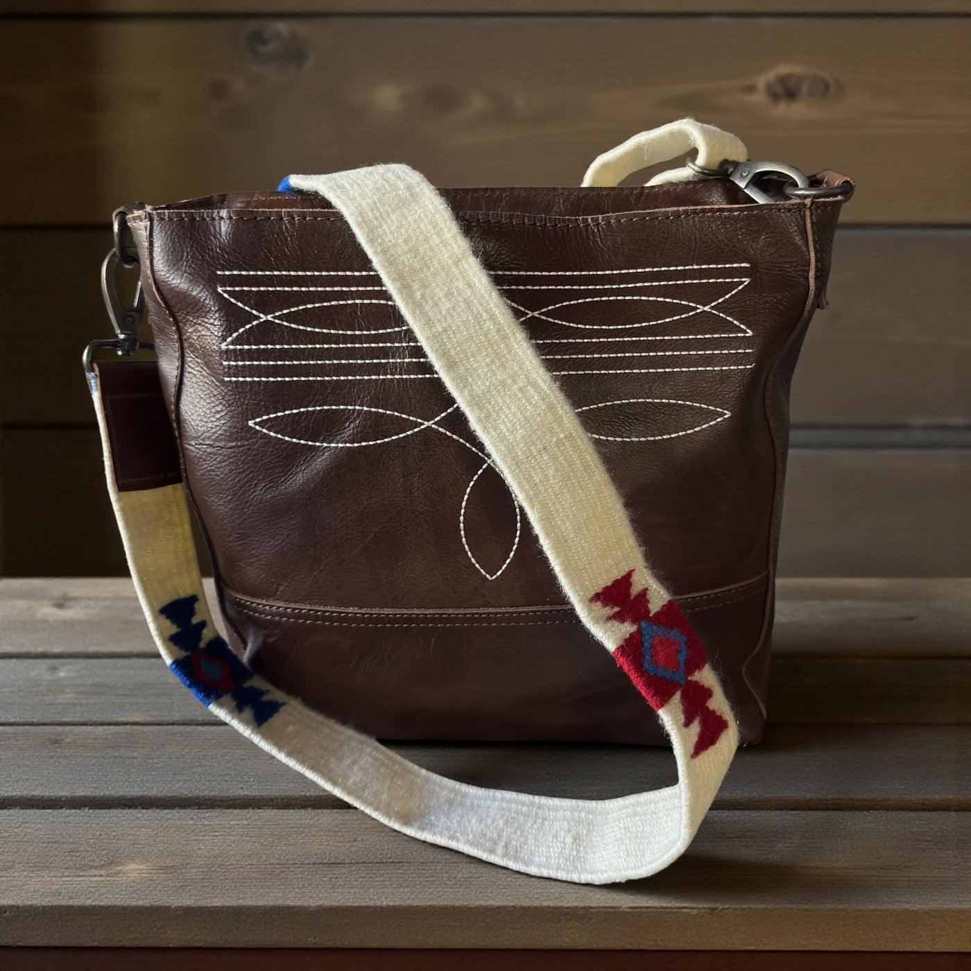 Azul Adjustable Hand Woven Wool Purse Strap (34" to 60") - Ranch Junkie Mercantile LLC 