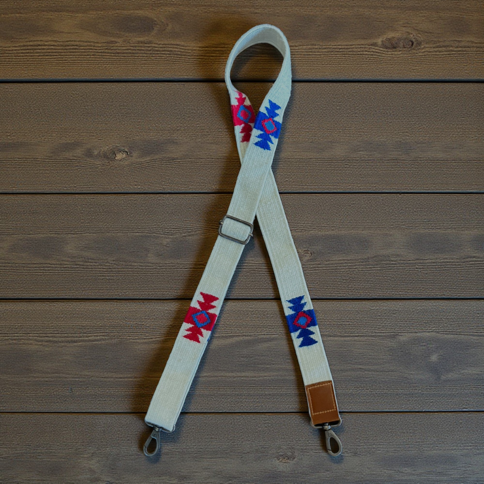 Azul Adjustable Hand Woven Wool Purse Strap (34" to 60") - Ranch Junkie Mercantile LLC 