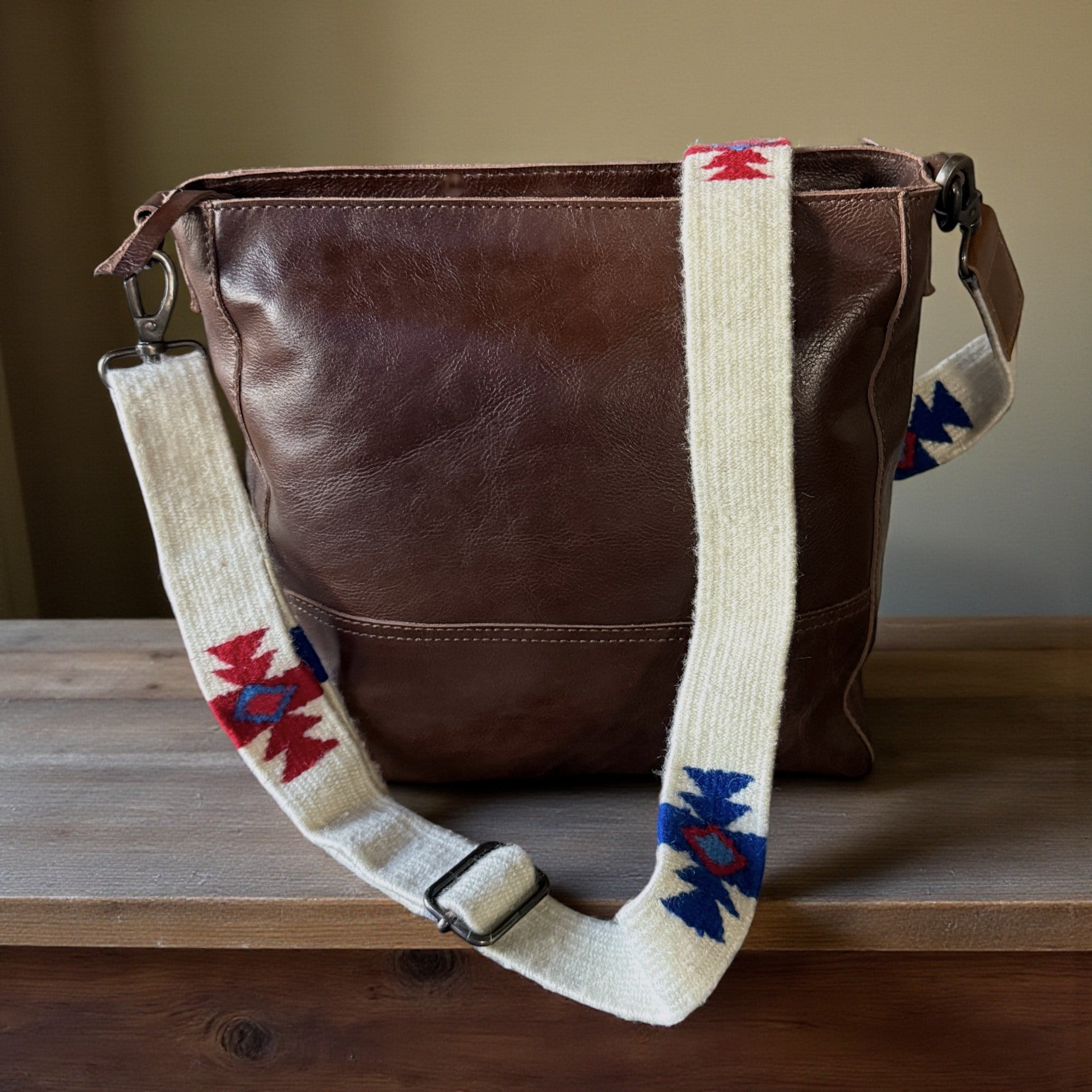 Azul Adjustable Hand Woven Wool Purse Strap (34" to 60") - Ranch Junkie Mercantile LLC 