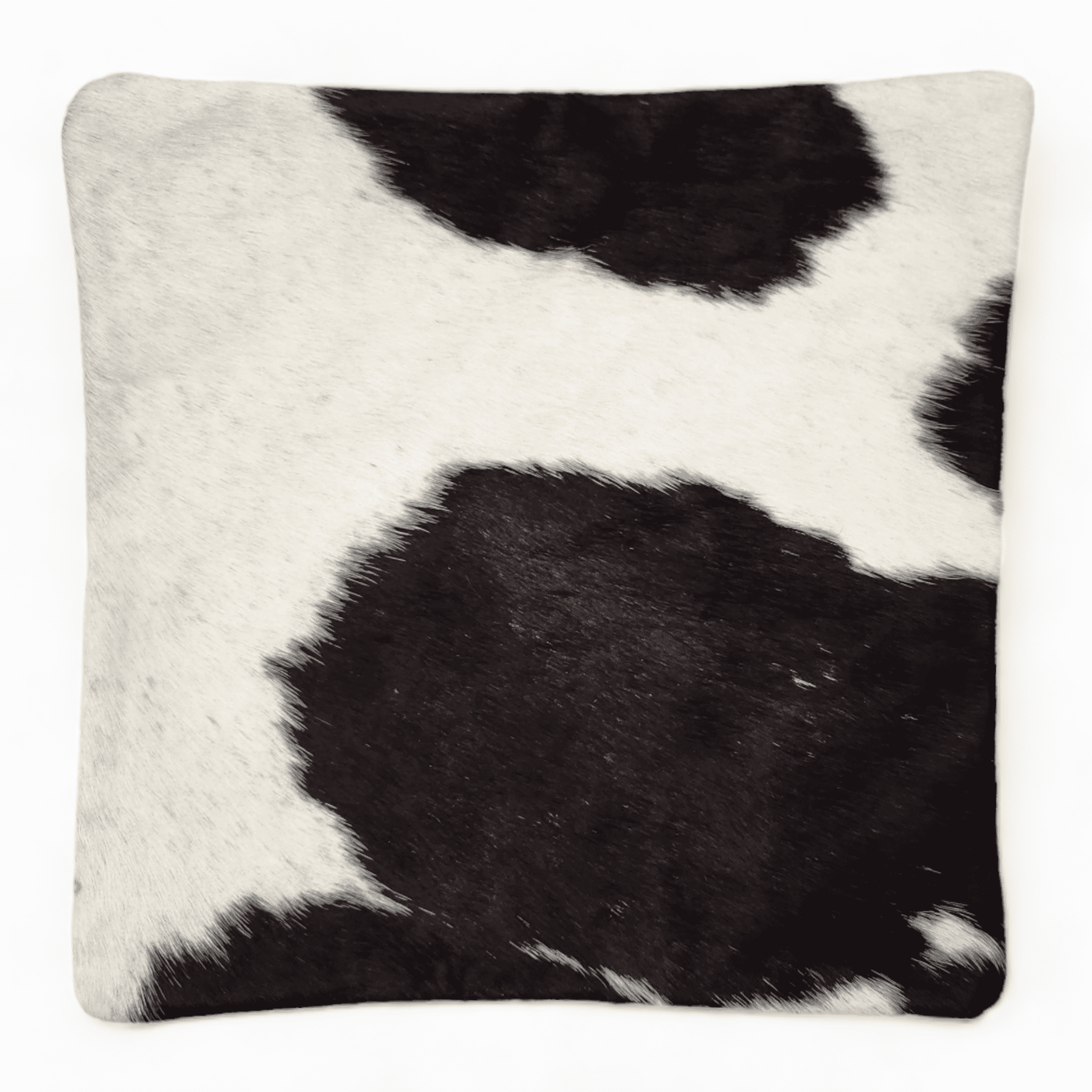 Highlands 18x18 Black/White Genuine Cowhide Pillow Covers Double Sided - Ranch Junkie Mercantile LLC