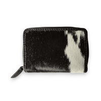 The Highlands Credit Card Wallet Cowhide Wallet Small Leather Wallet - Ranch Junkie Mercantile LLC