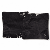 18x18 Genuine Cowhide Pillow Covers  Black/White Double Sided Highlands Cowhide Pillow - Ranch Junkie Mercantile LLC 