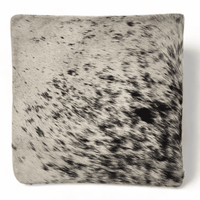 18x18 Genuine Cowhide Pillow Covers  Black/White Double Sided Highlands Cowhide Pillow - Ranch Junkie Mercantile LLC 