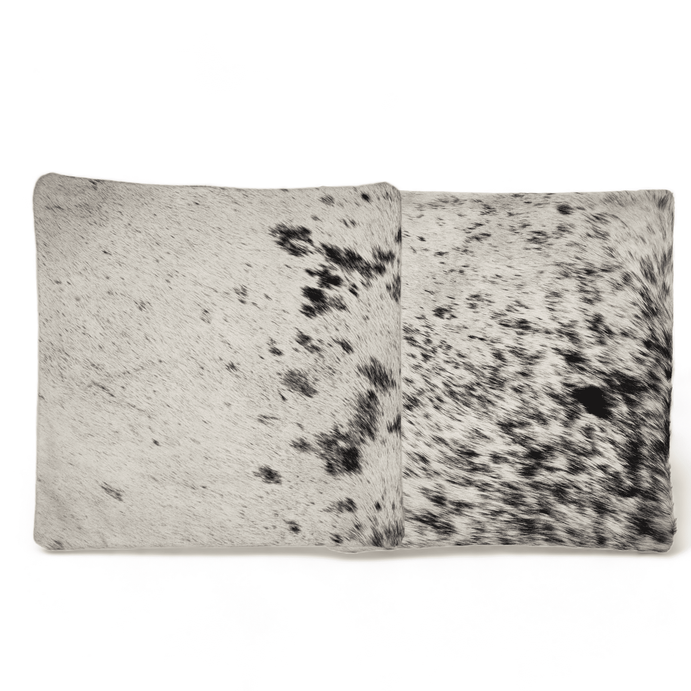 Highlands 18x18 Black/White Genuine Cowhide Pillow Covers Double Sided - Ranch Junkie Mercantile LLC