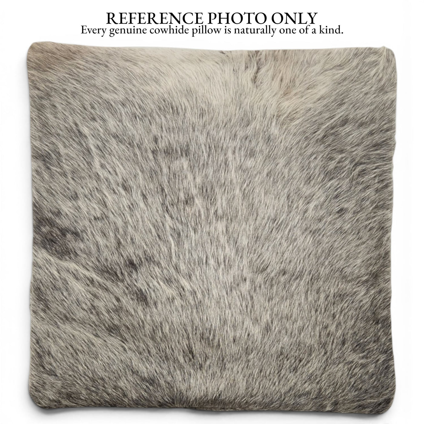 18x18 Genuine Cowhide Pillow Covers  Black/White Double Sided Highlands Cowhide Pillow - Ranch Junkie LLC