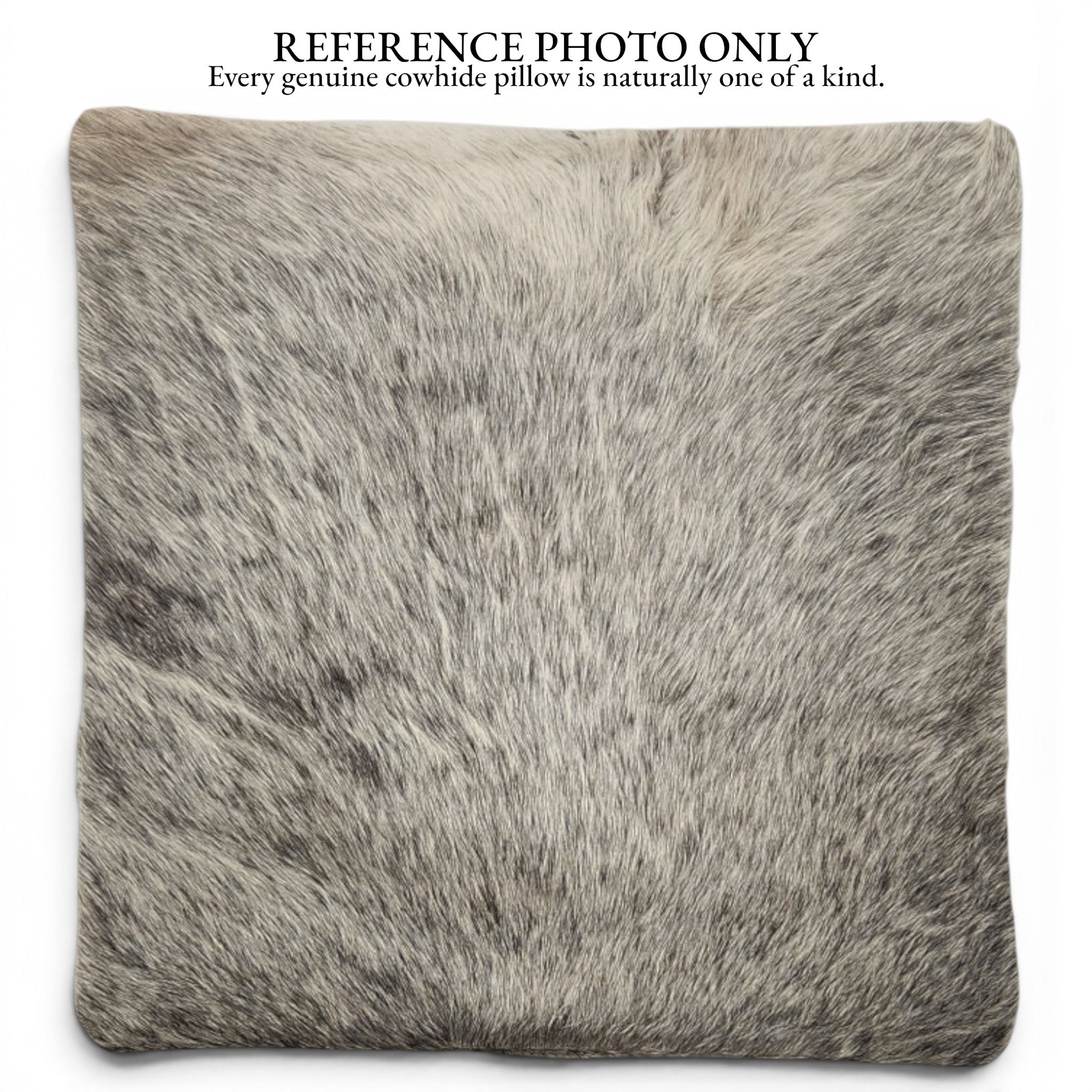 18x18 Genuine Cowhide Pillow Covers  Black/White Double Sided Highlands Cowhide Pillow - Ranch Junkie LLC