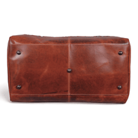 Sample Sale Highlands Saddle Large Genuine Cowhide Weekender Cowhide Duffel #7 - Ranch Junkie Mercantile LLC