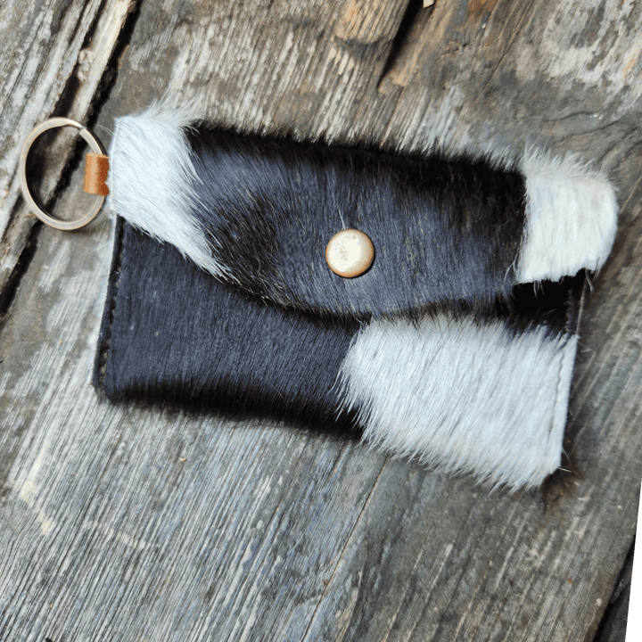 Cowhide Leather Card/Cash Holder Key Chain Wallet key chainRanch Junkie