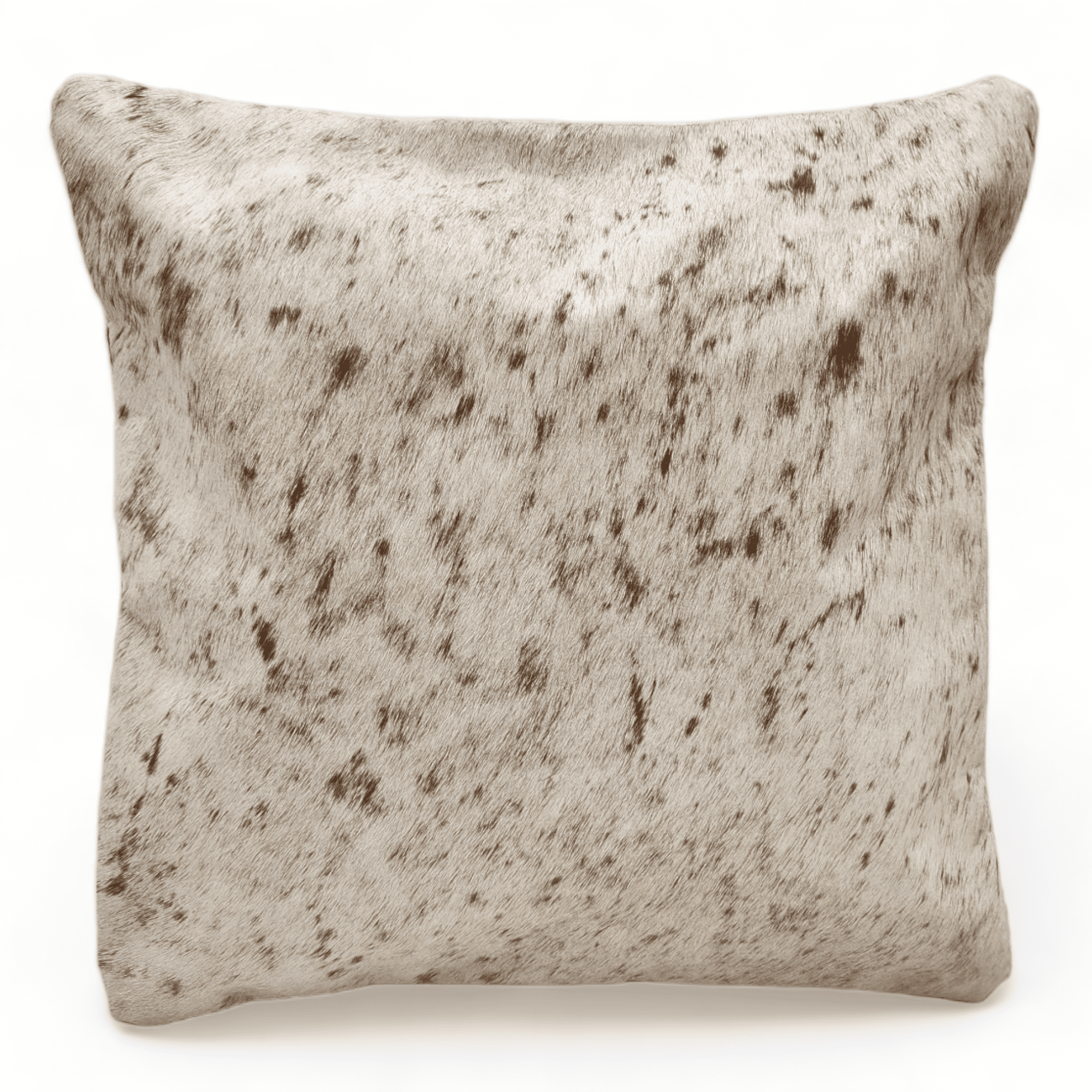 Highlands 18x18 Chocolate Brown Genuine Cowhide Pillow Covers Double Sided - Ranch Junkie Mercantile LLC