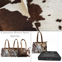 Bundle Deal Highlands Cowhide Large Tote Saddle + Envelope Cowhide Large Wallet Saddle - Ranch Junkie Mercantile LLC 