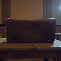 Genuine Cowhide Duffel Bag The Highlands Dark Vintage Brown Large Cowhide Duffel - Ranch Junkie Mercantile LLC 