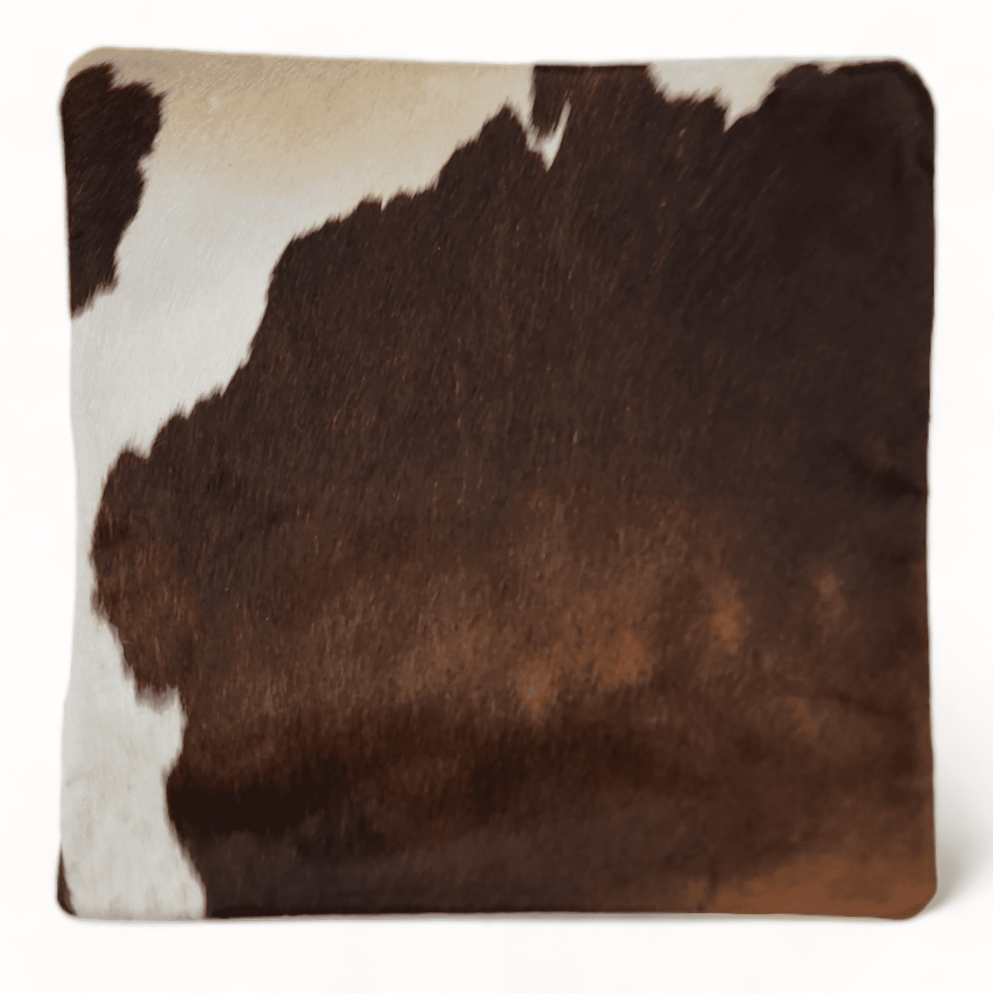 18x18 Genuine Cowhide Pillow Covers Chocolate Brown Double Sided Highlands Cowhide Pillow - Ranch Junkie Mercantile LLC 