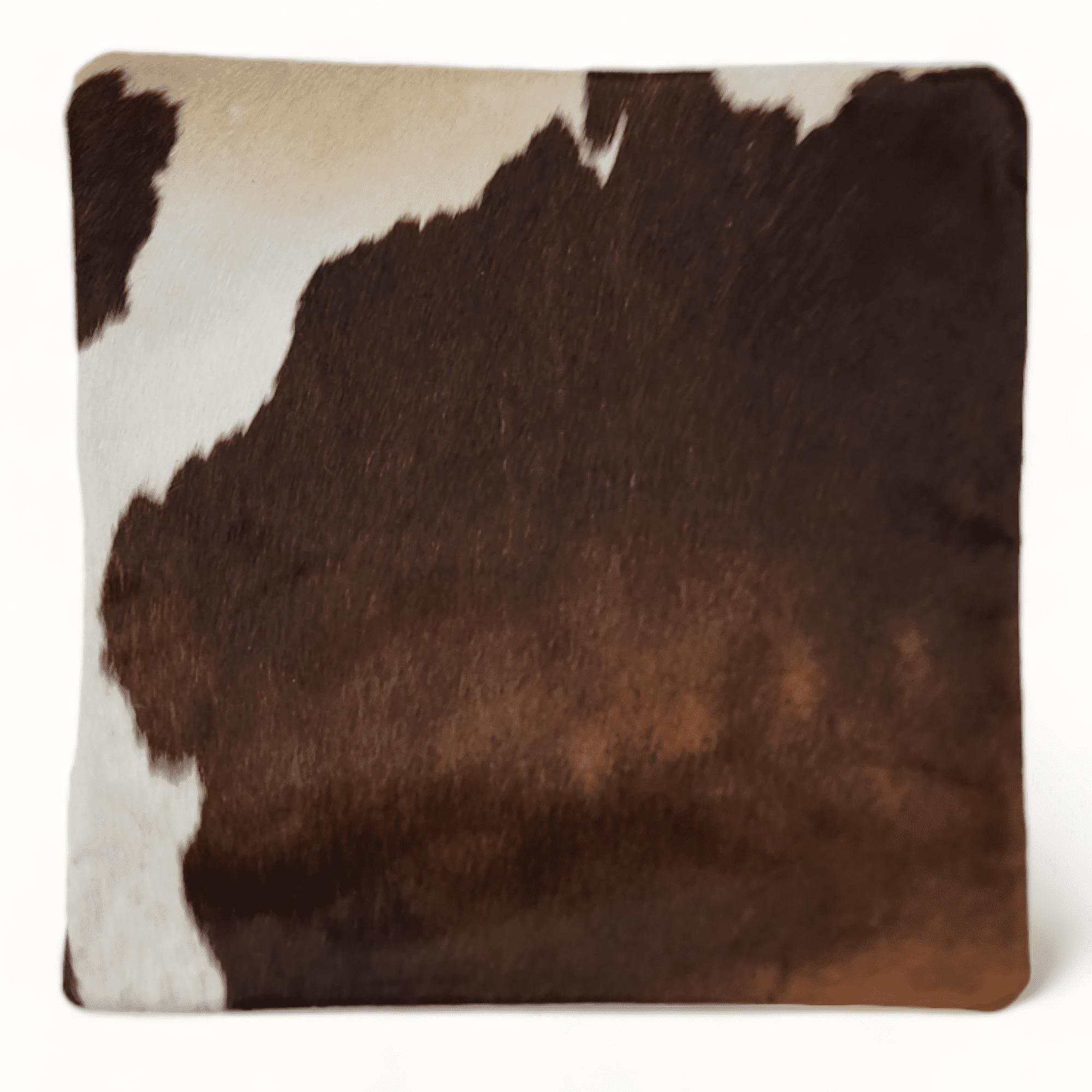 Highlands 18x18 Chocolate Brown Genuine Cowhide Pillow Covers Double Sided - Ranch Junkie Mercantile LLC