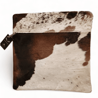 18x18 Genuine Cowhide Pillow Covers Chocolate Brown Double Sided Highlands Cowhide Pillow - Ranch Junkie Mercantile LLC 