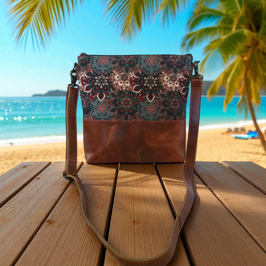 Coast Junkie Crossbody Handbag – Coastal Bloom Crossbody - Ranch Junkie Mercantile LLC 