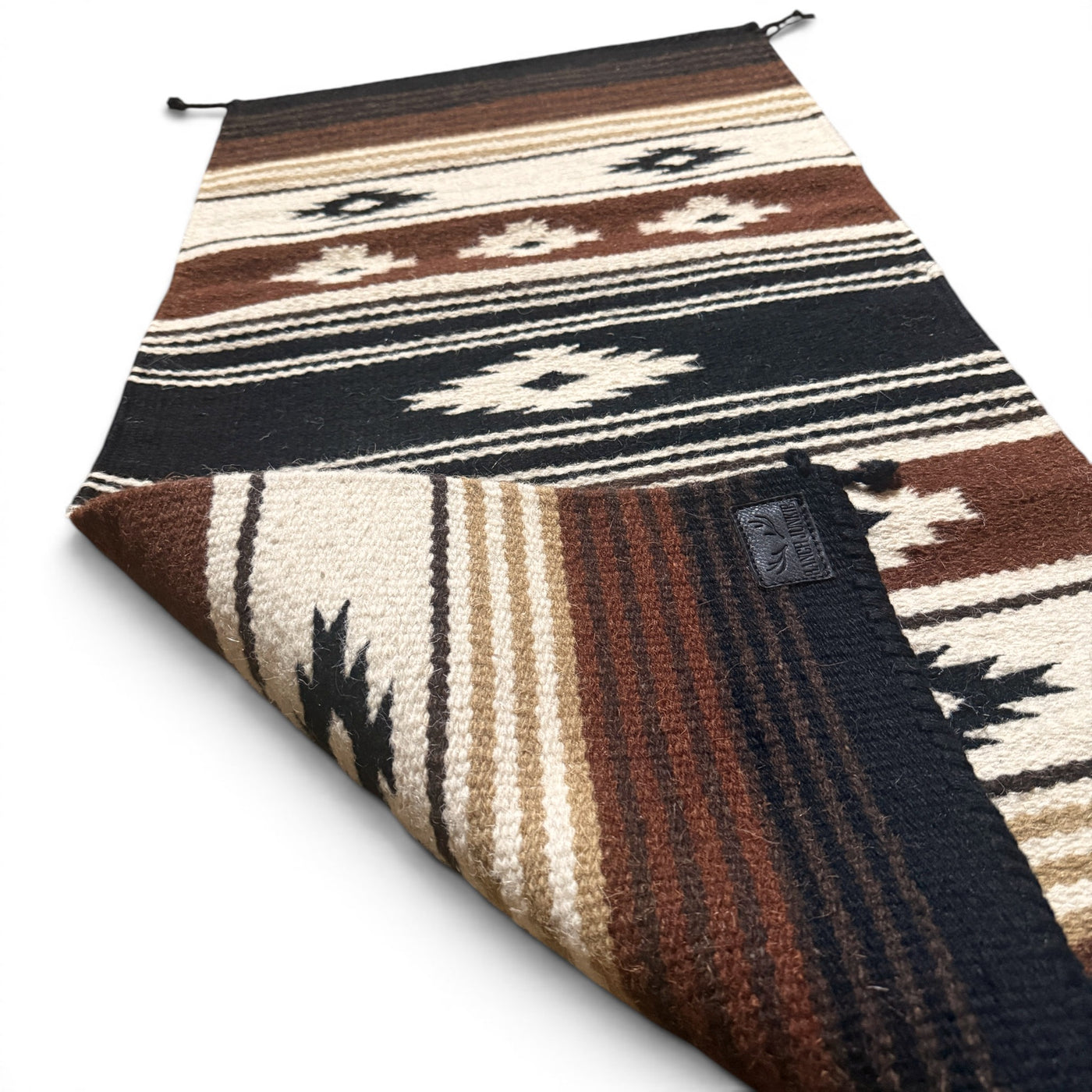 20" X 40" Handwoven Wool Southwestern Rug The Coyote Ridge Accent Rug - Ranch Junkie LLC 