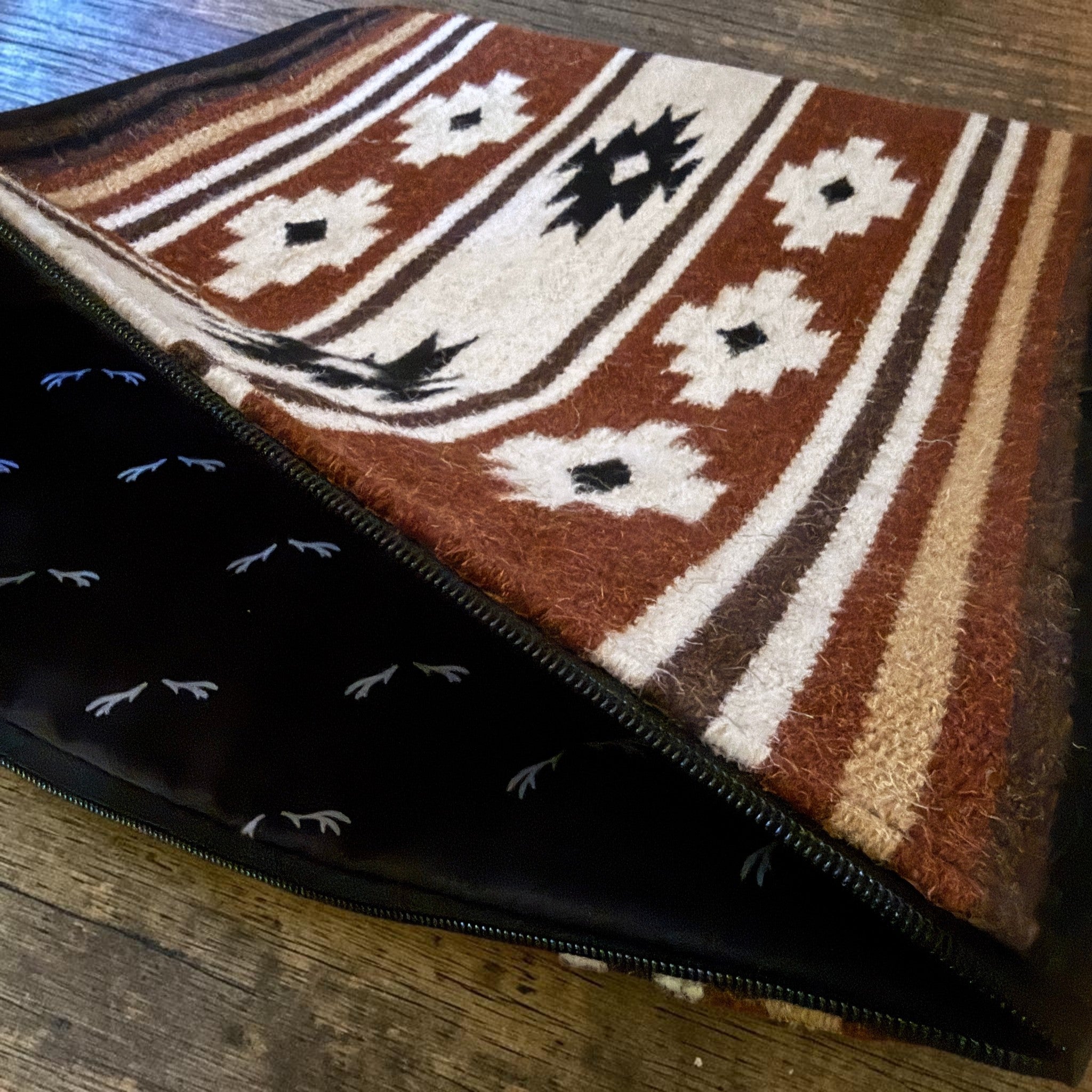 20 X 20 Handwoven Wool Southwestern Pillows - Western Pillow Covers - Ranch Junkie LLC 