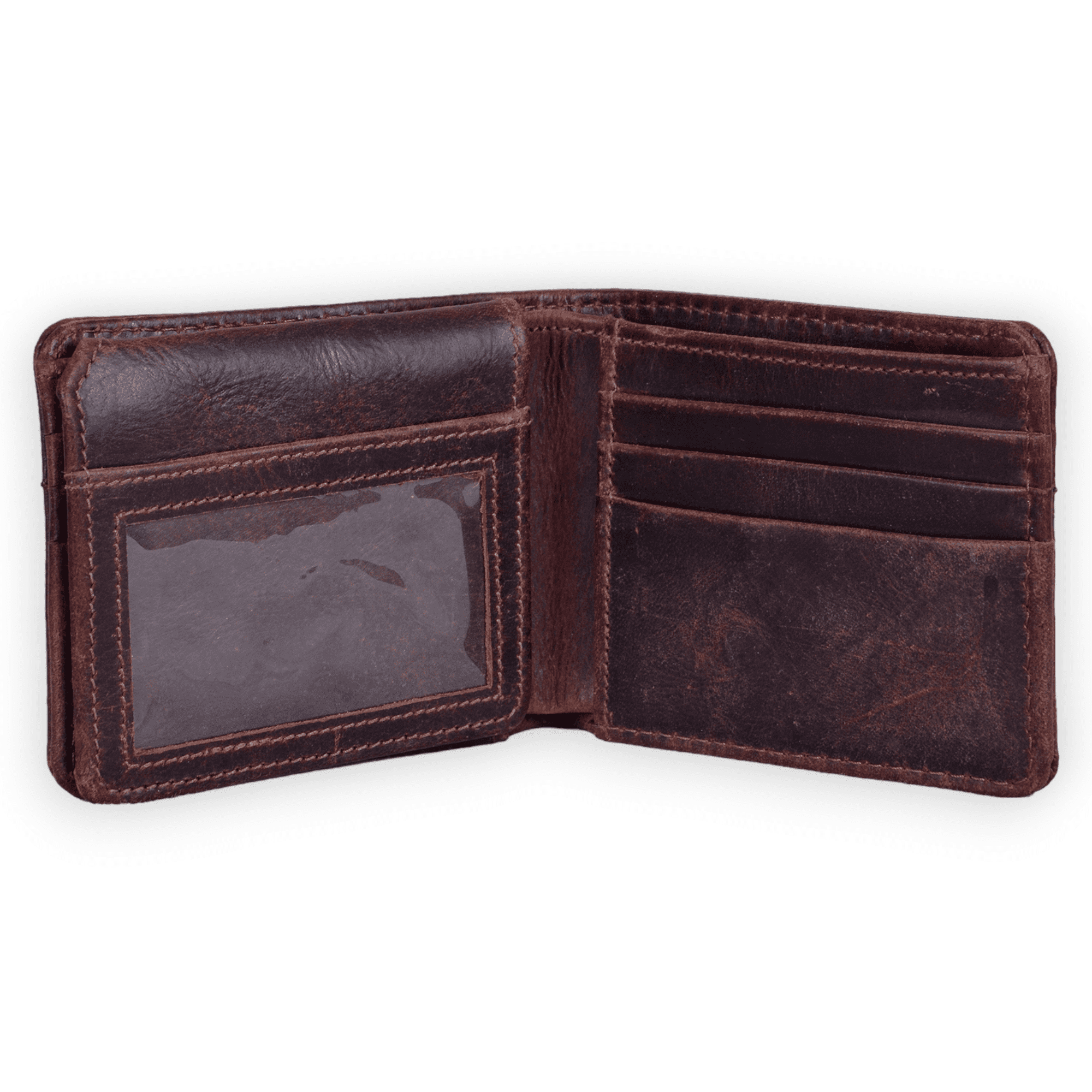 Denali Leather Bifold Leather Wallet Mens Leather Wallet - Ranch Junkie Mercantile LLC 