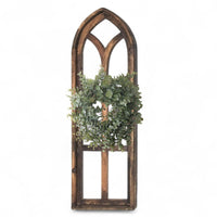 37" X 12" Farmhouse Rustic Wooden Wall Window Arches Rustic Brown Dandelion - Ranch Junkie Mercantile LLC 