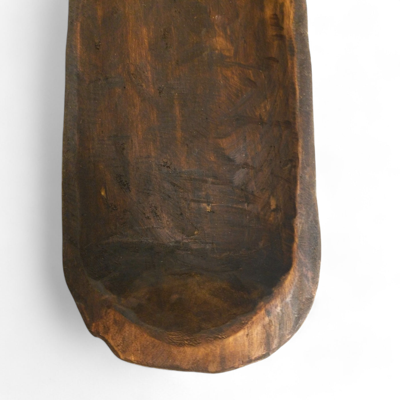 18"-21.5" Baguette Dough Bowl Three Colors,  The New Dawn Decorative Wood Bowl, Table Center Piece, Wood Bowl + Moss Balls - Ranch Junkie Mercantile LLC 