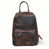 Mini Leather Backpack Cowhide Backpack Highlands Mini Backpack - Ranch Junkie Mercantile LLC 