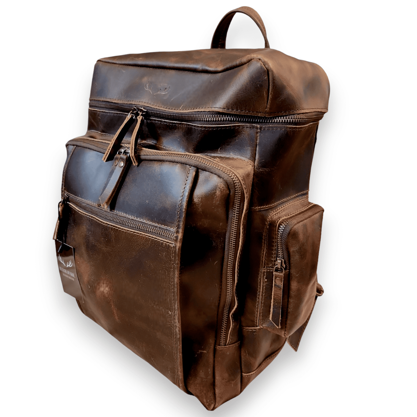 Denali Vintage Leather Backpack Traveling Backpack - Ranch Junkie Mercantile LLC 