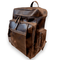 Denali Vintage Leather Backpack Traveling Backpack - Ranch Junkie Mercantile LLC