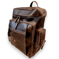 Denali Vintage Leather Backpack Traveling Backpack - Ranch Junkie Mercantile LLC 
