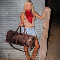 Bundle Deal Denali Leather Weekender + Denali Leather Backpack - Ranch Junkie Mercantile LLC 