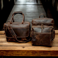 Bundle Deal Denali Navigator Large Leather Messenger Bag + Denali Leather Backpack - Ranch Junkie Mercantile LLC 