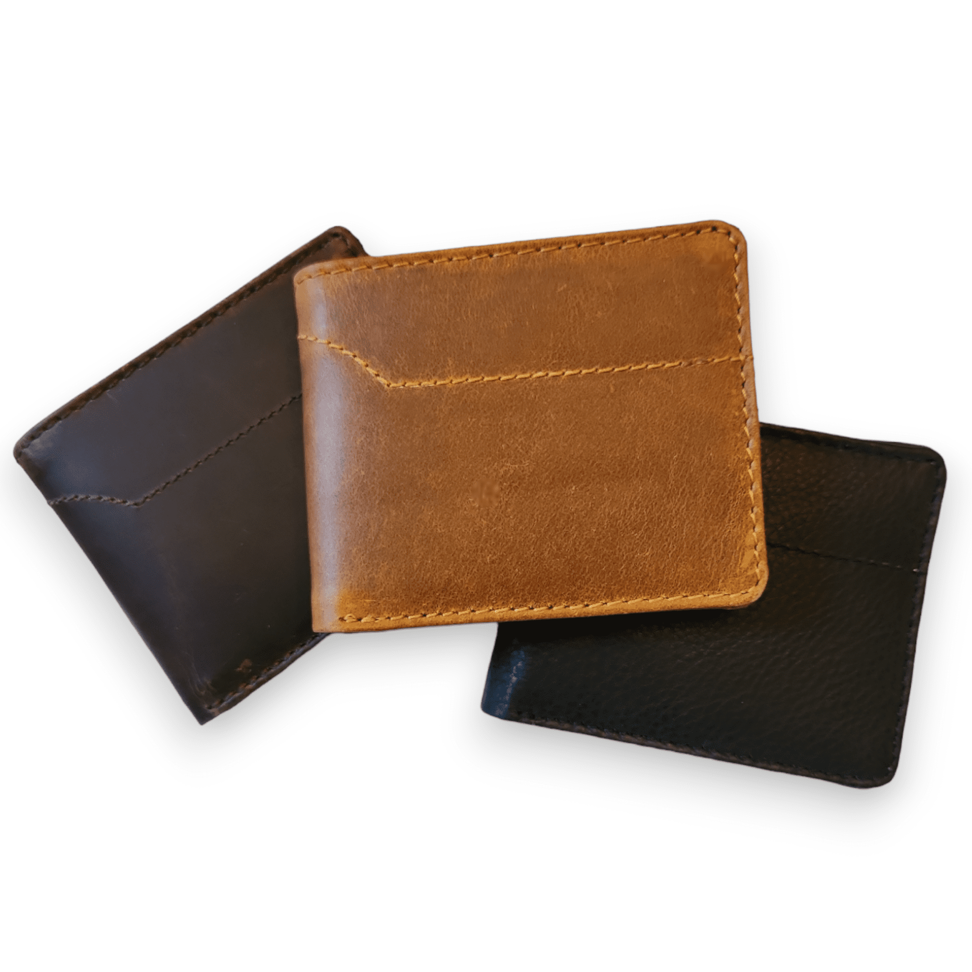 Denali Leather Bifold Leather Wallet Mens Leather Wallet - Ranch Junkie Mercantile LLC 