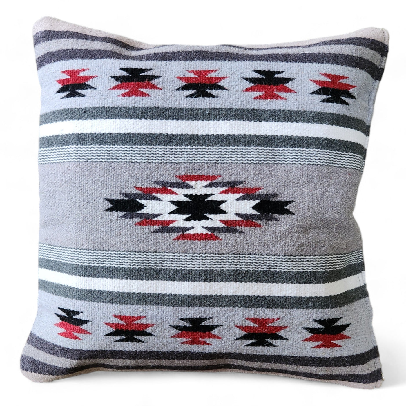 20 X 20 Handwoven Wool Southwestern Pillows - Western Pillow Covers