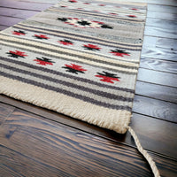 20" X 40" Handwoven Wool Southwestern Rug The Domingo Accent Rug - Ranch Junkie Mercantile LLC 